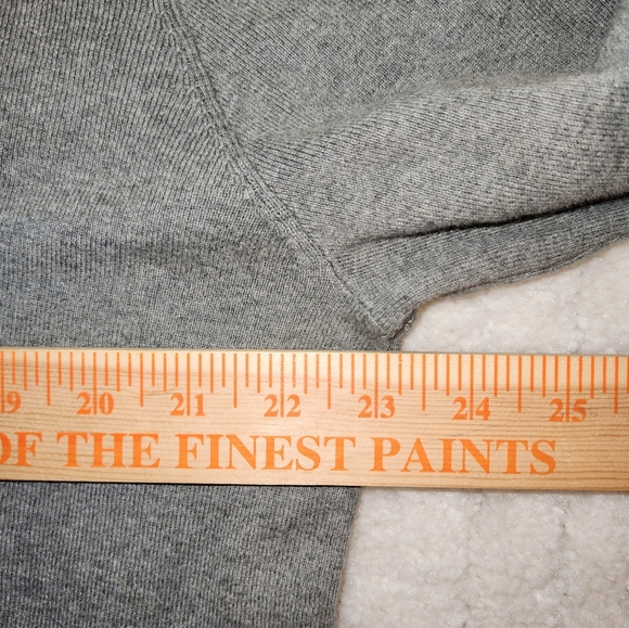 Polo Ralph Lauren 100% Pima Cotton V-Neck Sweater Mens Size Large Gray Jumper - Picture 9 of 9